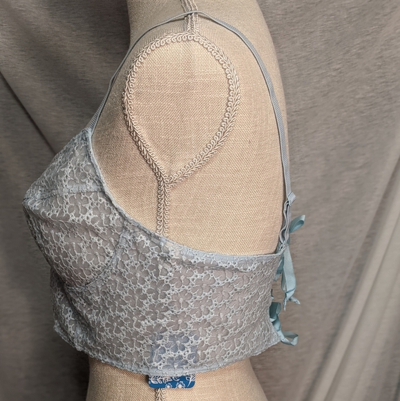 FREE PEOPLE Bra light blue Lacey M - Picture 8 of 8
